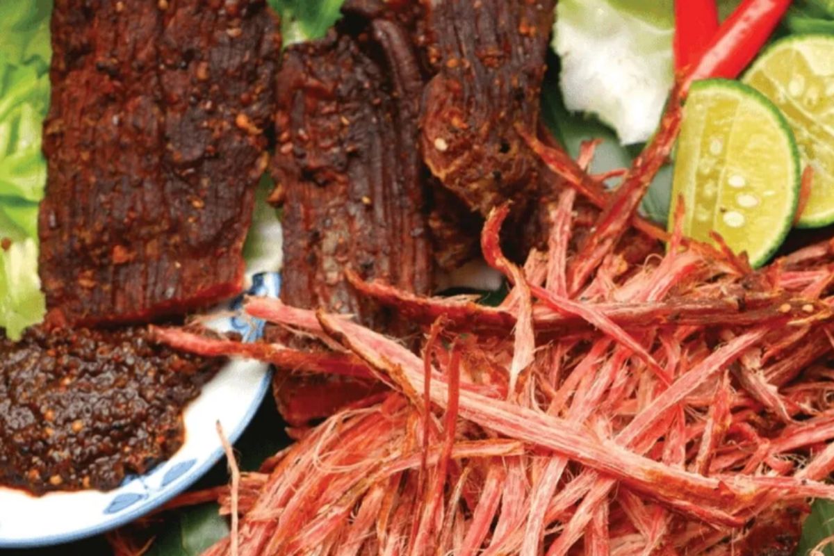 Smoked Buffalo Meat Lai Chau